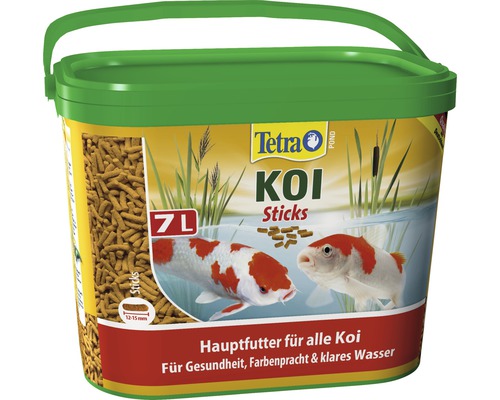 Tetra Koi Sticks Hauptfutter für alle Koi im 7 Liter Eimer