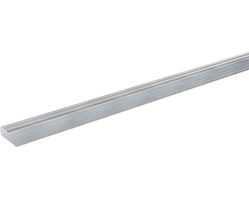 SKANDOR Einfassprofil silber eloxiert für 6-7 mm Böden 9x29x2700 mm Aluminiumprofil für LED Streifen