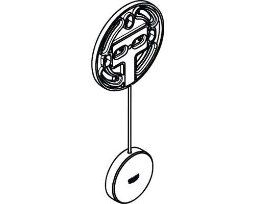 Zeichnung eines Toilettenpapierhalters