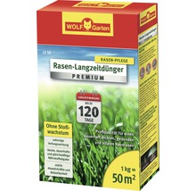 Rasen-Langzeitdünger Wolf-Garten LE 50 Premium 1 kg 50 m²-thumb-0