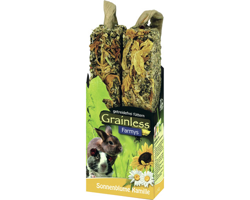 Nagerfutter, JR Farmys Grain Sonnenblume Kamille 140 g Grainless Farmys Sonnenblume Kamille Nagerfutter