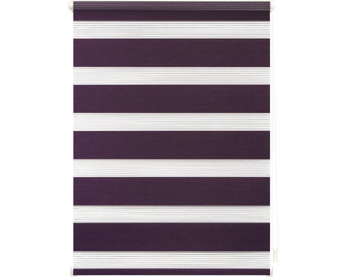 Fensterrollo mit horizontalen Streifen zur Lichtregulierung