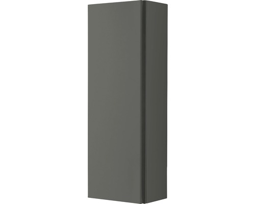 Hängeschrank Baden Haus Eden Breite 20 cm talpa-grau matt fertig montiert 53140 Grauer Hochschrank für das Badezimmer