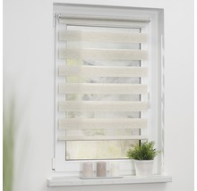 Fenster mit Doppelrollo zur Lichtregulierung