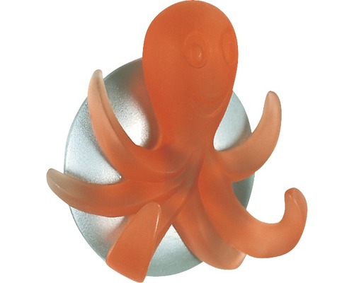 Klebehaken Spirella Octopus orange