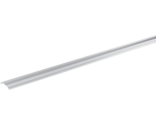 SKANDOR Anpassungsprofil silber eloxiert selbstklebend 4x28x900 mm Aluminiumprofil für LED-Streifen