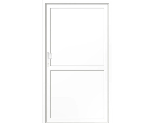 Weiße Tür mit Griff