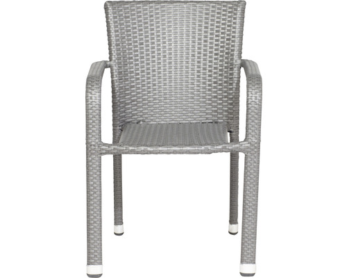 Rattan Gartenstuhl mit Armlehnen