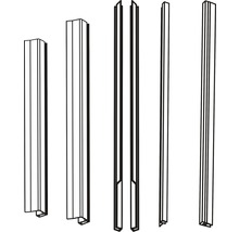 Verschiedene Aluminiumprofile für Bauprojekte