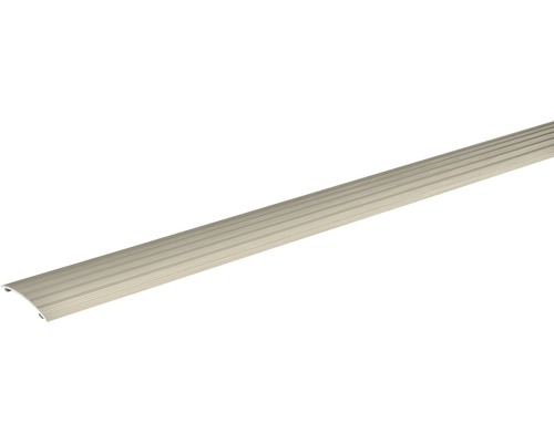 SKANDOR Anpassungsprofil cognac eloxiert selbstklebend 4,5x40x900 mm Aluminium Übergangsprofil mit Rillen