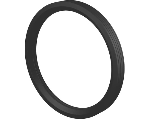 Schwarzer Dichtungsring für Sanitärinstallationen