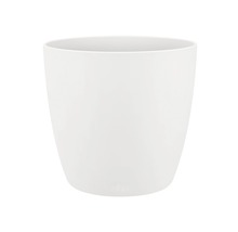 Übertopf elho Brussels Kunststoff Ø 22 cm weiß
