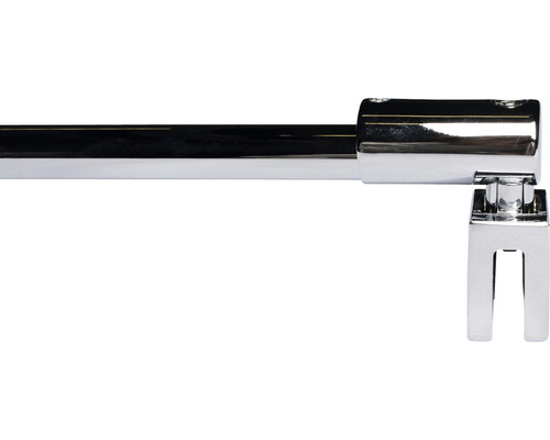 Metall Duschvorhangstange mit Wandhalterung