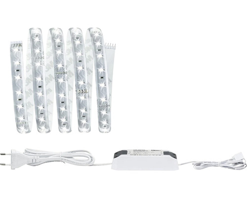 MaxLED 500 Betriebsfertiges Strip-Basisset 1,5 m 11W 825 lm 6500 K tageslichtweiß 106 LED´s beschichtet 24V Smart Home-fähig nach Erweiterung