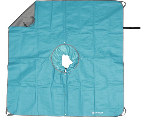 Gardena Pflanzmatte mit Tragegriffen und zentraler Öffnung zum Umtopfen von Pflanzen