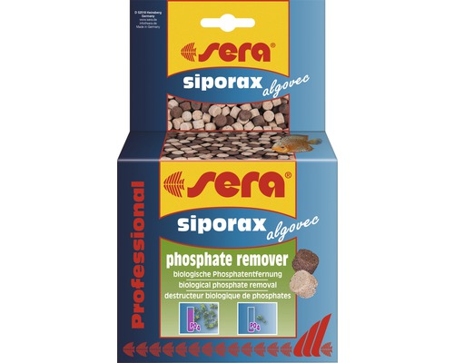 Filtermedium sera Siporax Algovec Professional 210 g Sera Siporax Algovec Phosphatentferner Packung