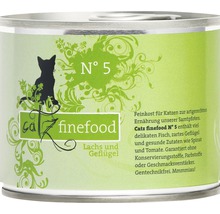 Catz finefood Katzenfutter Dose Lachs und Geflügel