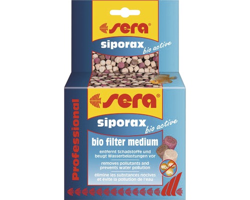 Filtermedium sera siporax bio active Professional 500 ml (210 g) Filtermedium sera siporax bio active Professional 500 ml (210 g)