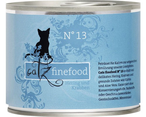Katzenfutter nass Catz finefood No13 Hering & Krabben 200 g | HORNBACH