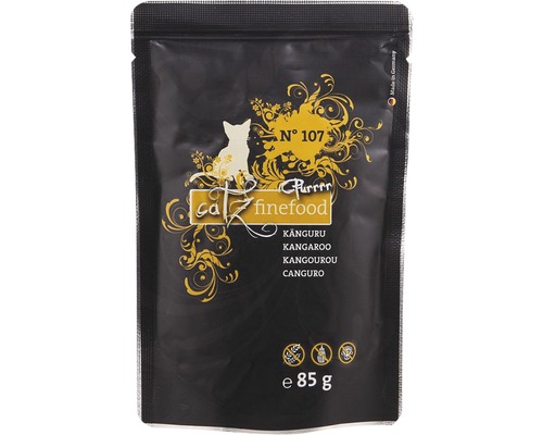 Katzenfutter nass Catz finefood No.107 Purrrr Känguru 85 g