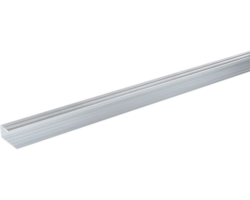 SKANDOR Einfassprofil silber eloxiert für 10-11 mm Böden 13x29x900 mm Aluminiumprofil
