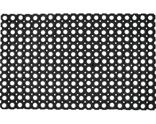 Relief Gummi Fußmatte SVETLANA 40x60 cm schwarz
