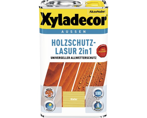 Xyladecor Holzschutzlasur 2in1 für Aussen
