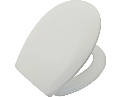Toilettensitz Mit Soft-Close – Rund, Offene Vorderseite, Weiß, Für Schüsseln 40–44 Cm