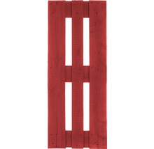 Holzpalette mit drei Brettern und zwei Öffnungen