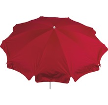 Roter Sonnenschirm für den Strand