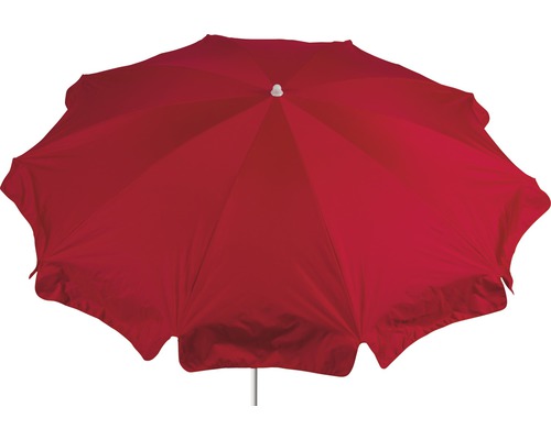 Roter Sonnenschirm für den Strand