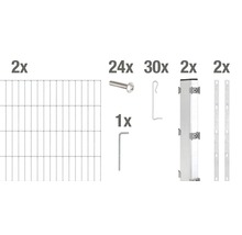 Zaungabione ALBERTS Step2 Grundset zum Aufschrauben 200 x 100 cm feuerverzinkt-thumb-5