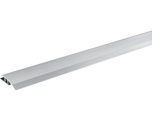 SKANDOR Anpassungsprofil silber eloxiert inkl. Clipschiene 11x45x900 mm Aluminium Übergangsprofil