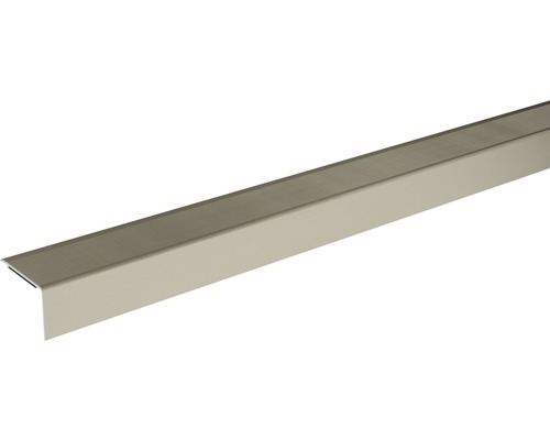 SKANDOR Treppenkantenprofil cognac eloxiert selbstklebend 25x36x1350 mm Treppenkantenprofil aus Metall