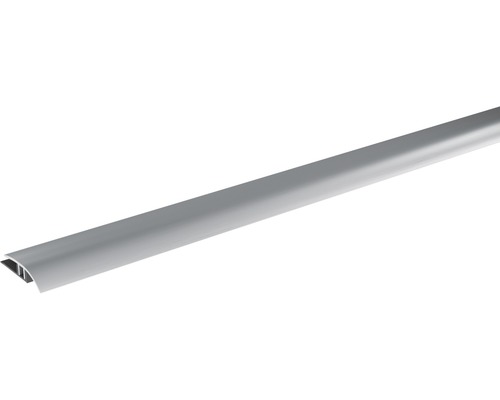 SKANDOR Anpassungsprofil silber eloxiert Clipprofil 8x34x900 mm Treppenkantenprofil aus Aluminium