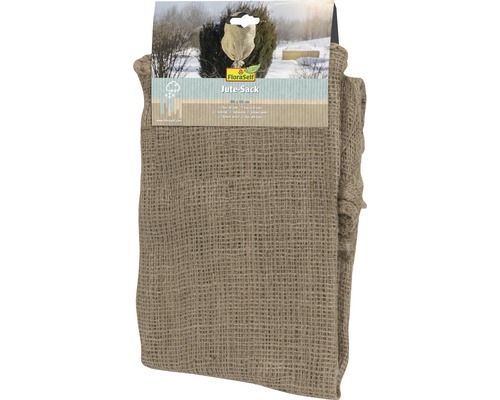 FloraSelf Jute-Sack 0.8x0.6 m natur