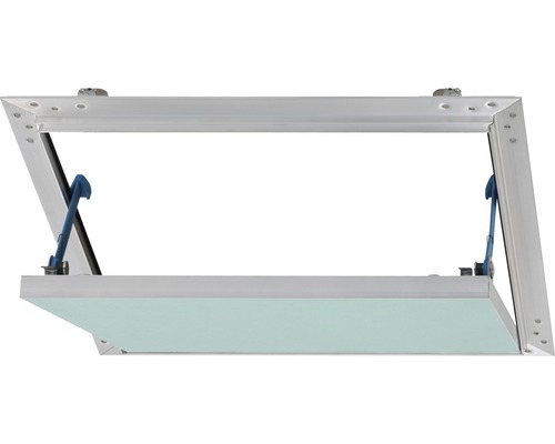 Revisionstür aus Aluminium mit Gipskartonplatte