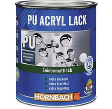 HORNBACH Buntlack PU Acryllack seidenmatt glacierweiß 750 ml-thumb-2