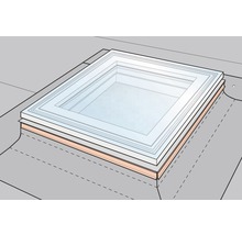 VELUX Kappleisten-Set ZZZ210 für Flachdachfenster 120x120 cm-thumb-0