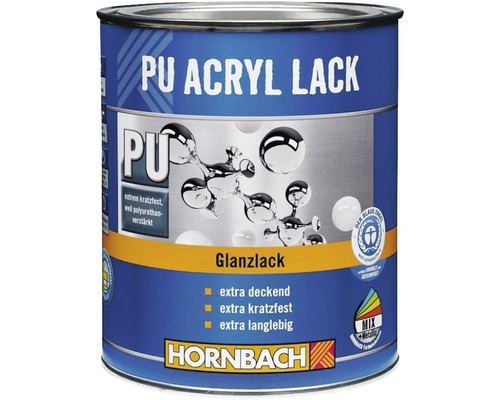 HORNBACH Buntlack PU Acryllack glänzend RAL 8011 nußbraun 125 ml-0