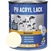HORNBACH Buntlack PU Acryllack glänzend RAL 9001 cremeweiß 2 l-thumb-0
