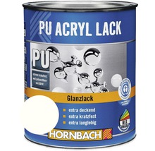 HORNBACH Buntlack PU Acryllack glänzend glacierweiß 375 ml-thumb-0