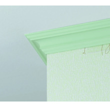 Eckdetail mit Zierleiste an Wand und Decke