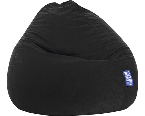 Sitzsack Sitting Point Beanbag Easy L ca. 120 Liter schwarz 70x90 cm Schwarzer Sitzsack