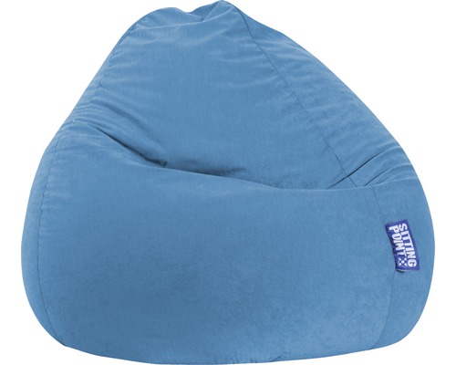 Sitzsack Sitting Point Beanbag Easy L ca. 120 Liter blau 70x90 cm Blauer Sitzsack