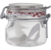 Einmachglas aus Glas mit Bügelverschluss
