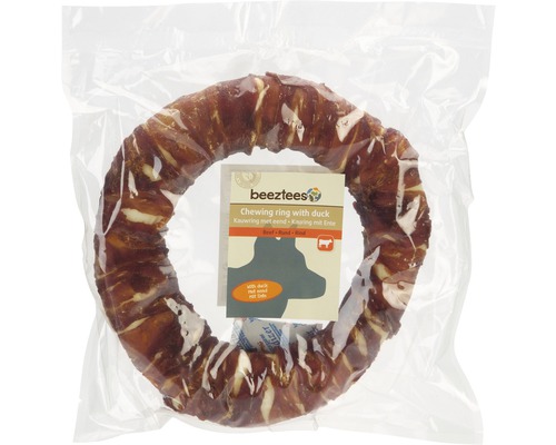 Hundesnack beeztees Kauring mit Ente 1x19 cm Kauartikel Beetztees Kauartikel-Ring mit Ente in Verpackung