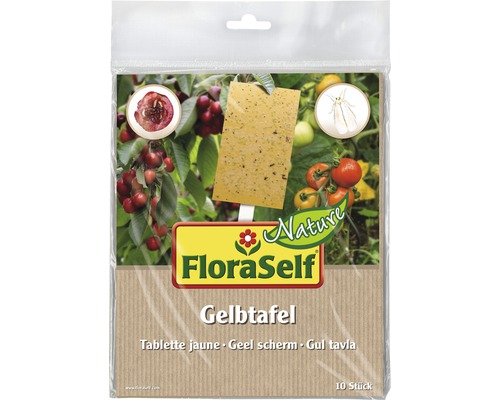 Gelbtafel gegen Pflanzenschädlinge FloraSelf Nature 10 Stk