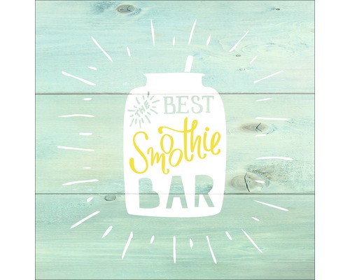 Glasbild Best Smothie Bar 50x50 cm GLA1801
