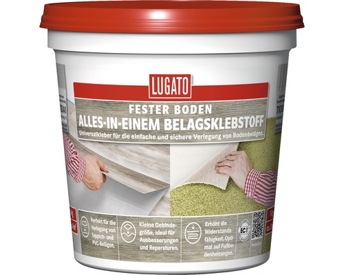 Lugato Belagsklebstoff Alles-in-einem 1 kg